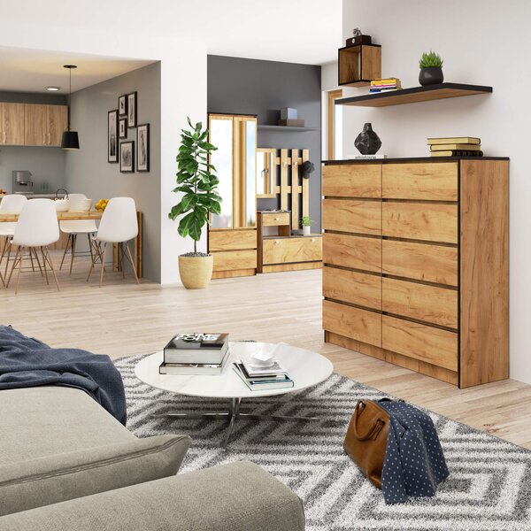 Comodă Kapil III (stejar craft). Promo -14%. 1152082