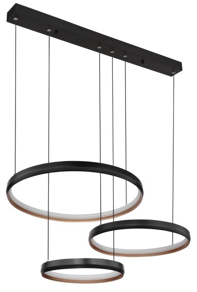 Lustră LED dimabilă pe cablu Globo 67193-55H HALLI LED/55W/230V 2700-6500K + telecomandă