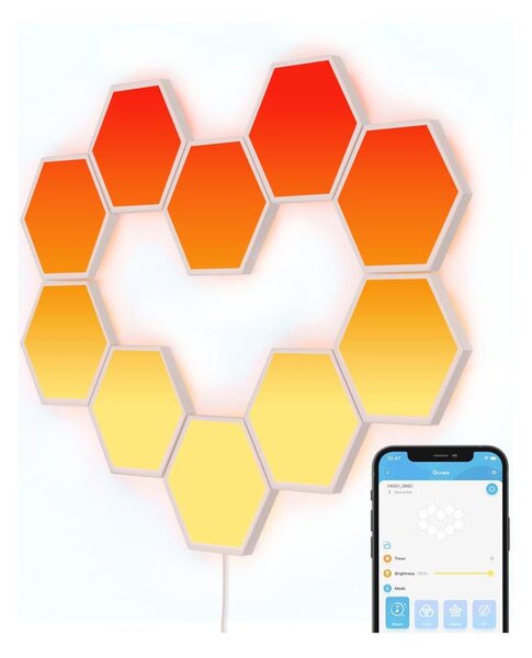 Govee - Panou LED RGB reglabil 36W 230V Wi-Fi