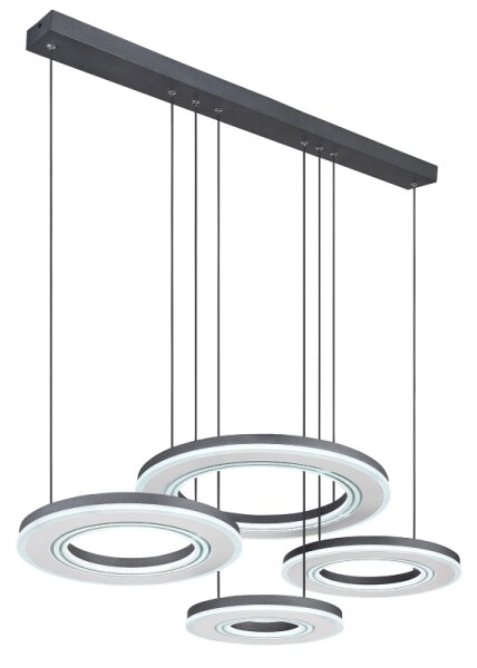 Lustră LED dimabilă pe cablu Globo 67191-80 BLASIUS LED/80W/230V + telecomandă