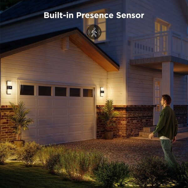 Aplică LED RGBIC dimabilă de exterior Govee LED/230V IP65 2700-6500K Wi-Fi