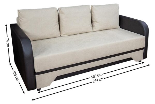 Canapea Extensibilă Corina Bonell Mini Lemon 01