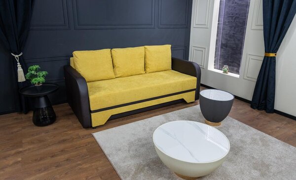 Canapea Extensibilă Corina Bonell Mini, Mustar
