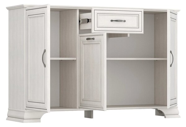 Comoda TIFFANY, crem, PAL, 139x37x90 cm