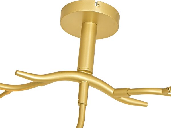 Lustră LED aplicată Brilagi MISTEL 9xG9/3W/230V auriu