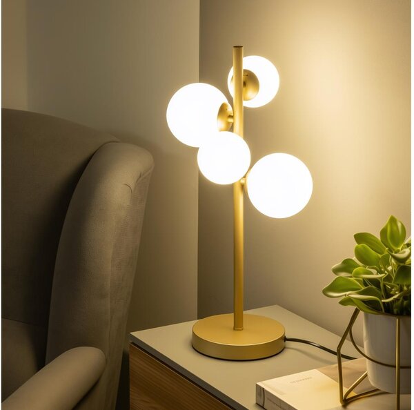 Lampă LED de masă Brilagi MILLA 4xG9/3W/230V auriu/alb