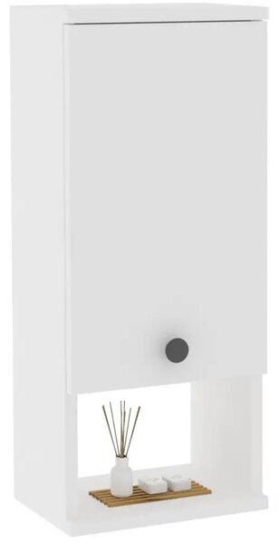Dulap pentru baie Mis, culoare alb,71 cm