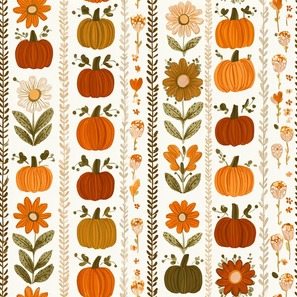 Husa de perna din flanel PUMPKIN LINES 45x45 cm, colorat