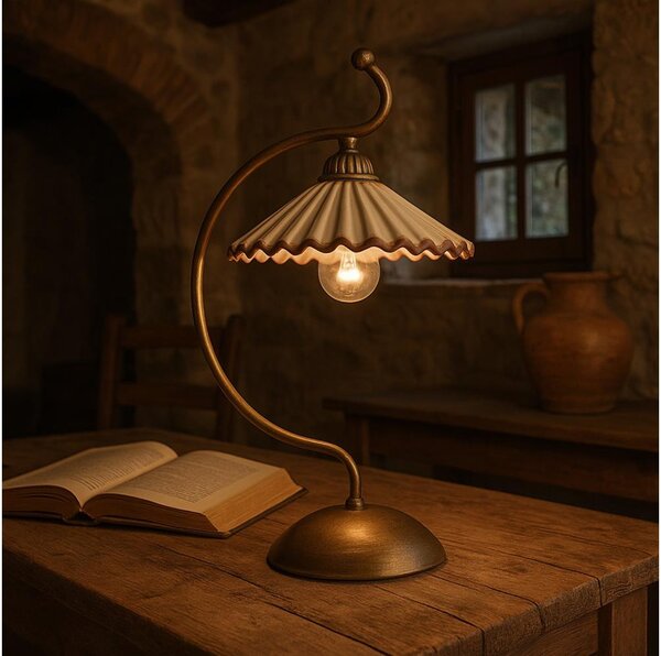 Lampă de masă ONLI ROSINA 1xE14/6W/230V bronz
