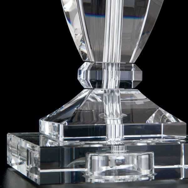 Lampă de cristal de masă Orion LA 4-1207 POKAL 1xE27/60W/230V alb/transparent