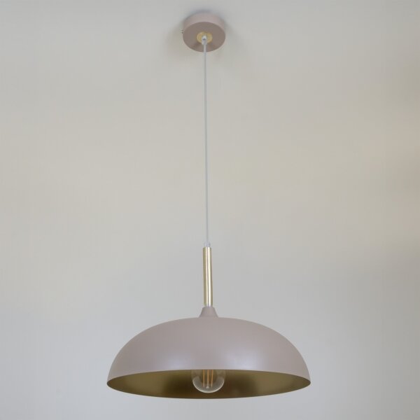 Lustră pe cablu Brilagi ABRAHAM 1xE27/60W/230V d. 35 cm bej
