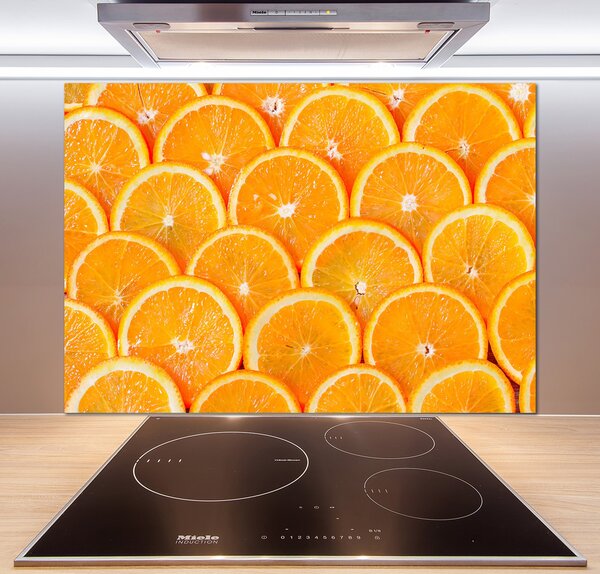 Panou de bucătărie felii de portocale