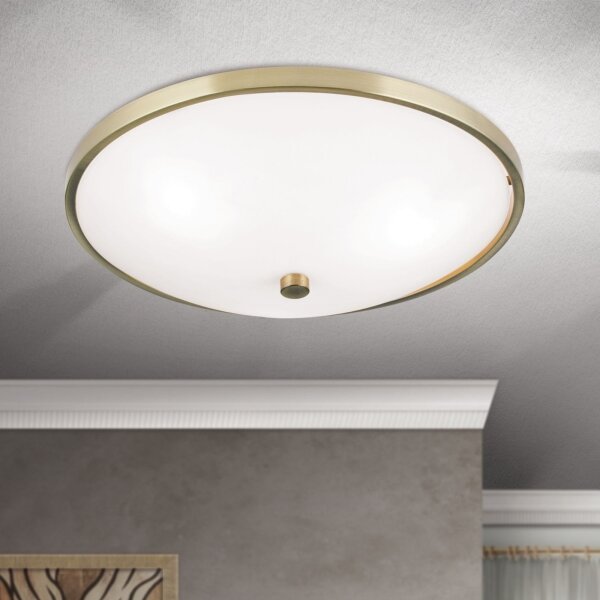 Plafonieră Orion DL 7-531/40 AIDA 3xE27/60W/230V d. 40 cm alamă
