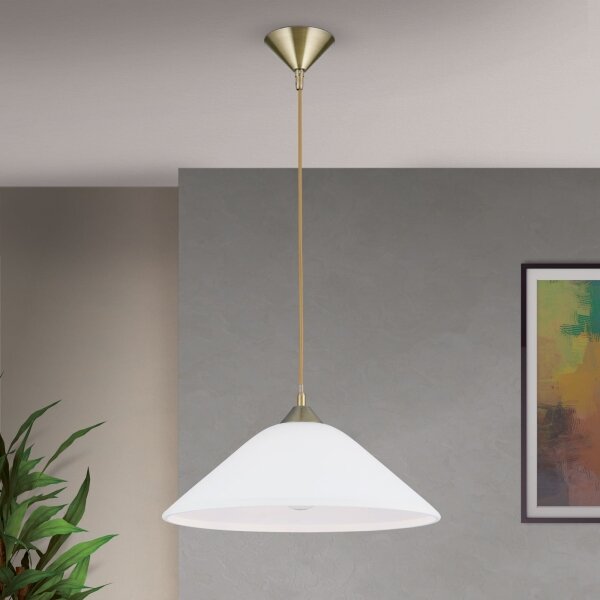 Lustră pe cablu Orion HL 6-1525/1 GRADO 1xE27/60W/230V d. 40 cm alamă