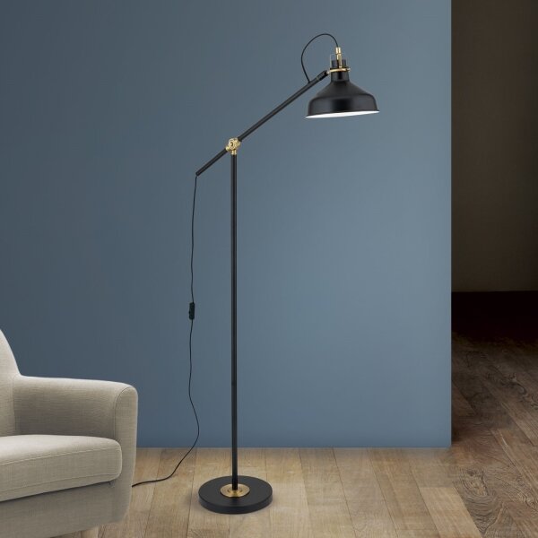 Lampadar Orion Dimmable 12-1192/1 SCHILLER 1xE27/40W/230V negru/bronz