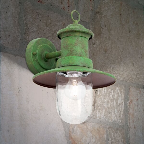 Lampă de perete de exterior Orion AL 11-1205 LEONIE 1xE27/60W/230V IP44 verde