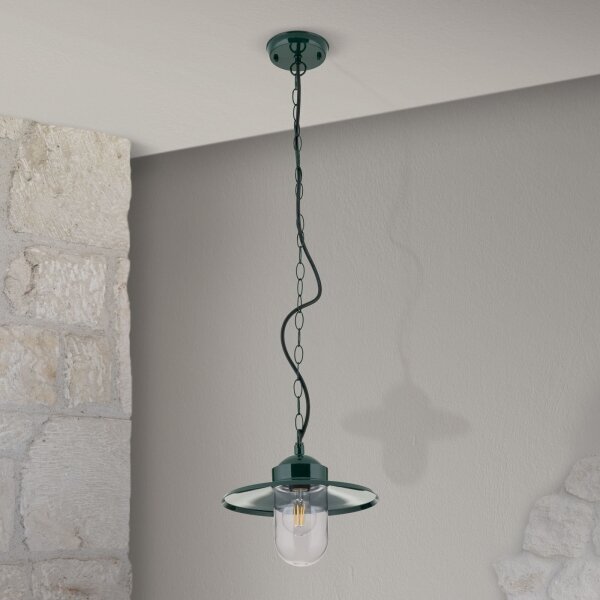 Pendul de exterior Orion AL 11-1318 EDWARD 1xE27/60W/230V IP44 verde