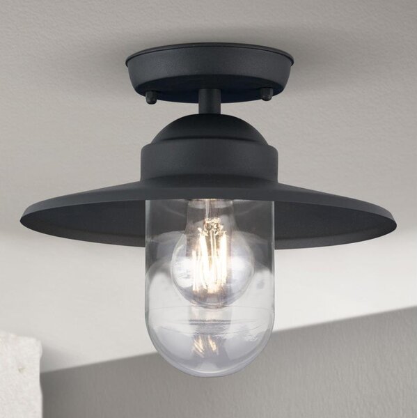 Orion AL 11-1317 - Plafonieră aplicată de exterior EDWARD 1xE27/60W/230V IP44 antracit