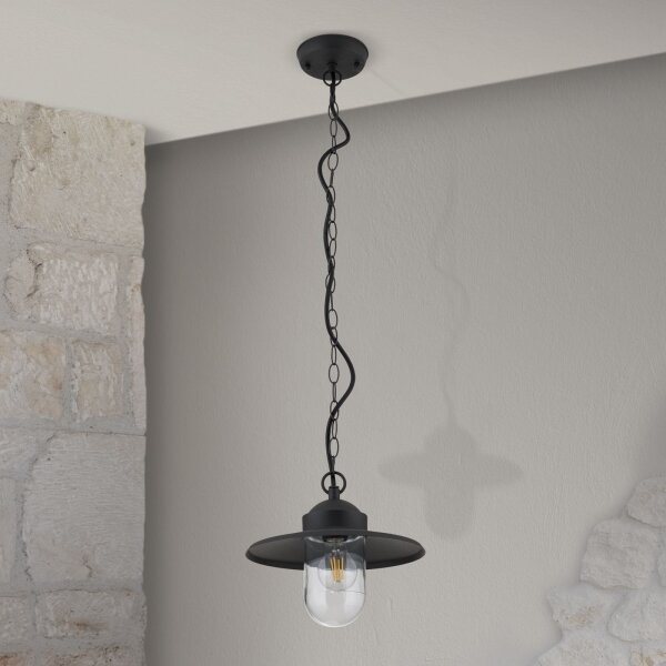 Orion AL 11-1318 - Corp de iluminat suspendat pentru exterior EDWARD, 1xE27/60W/230V, IP44, antracit