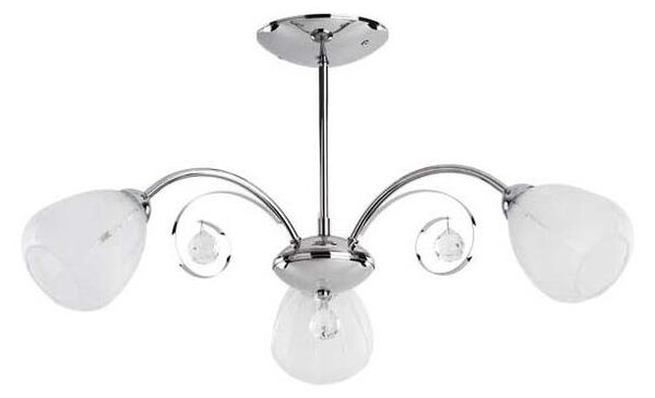 Lustră aplicată APOLLO 3xE14/10W/230V crom lucios