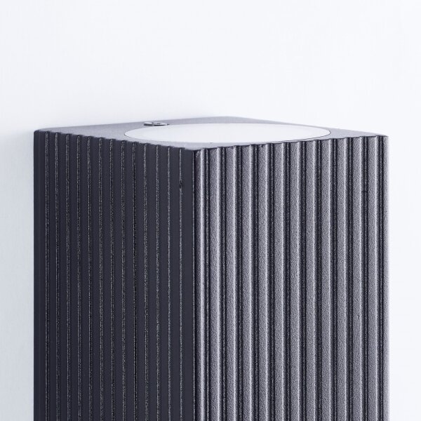 Aplică de exterior Brilliant JELANI 2xGU10/10W/230V IP44 negru