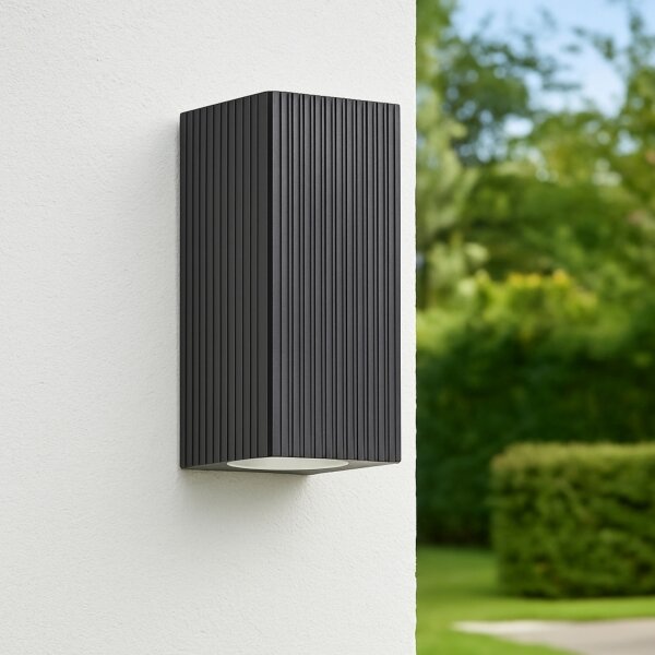 Aplică de exterior Brilliant JELANI 2xGU10/10W/230V IP44 negru