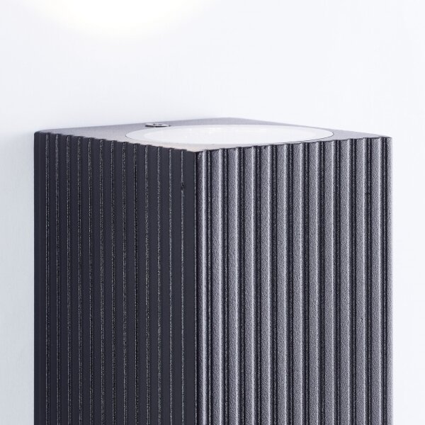 Aplică de exterior Brilliant JELANI 2xGU10/10W/230V IP44 negru