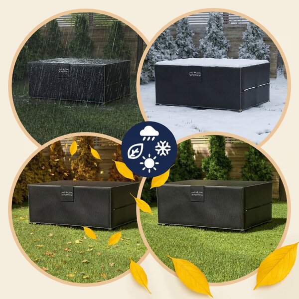 Deuba Husă de protecție pentru set de mobilier de ședere 200x160x74 cm - antracit