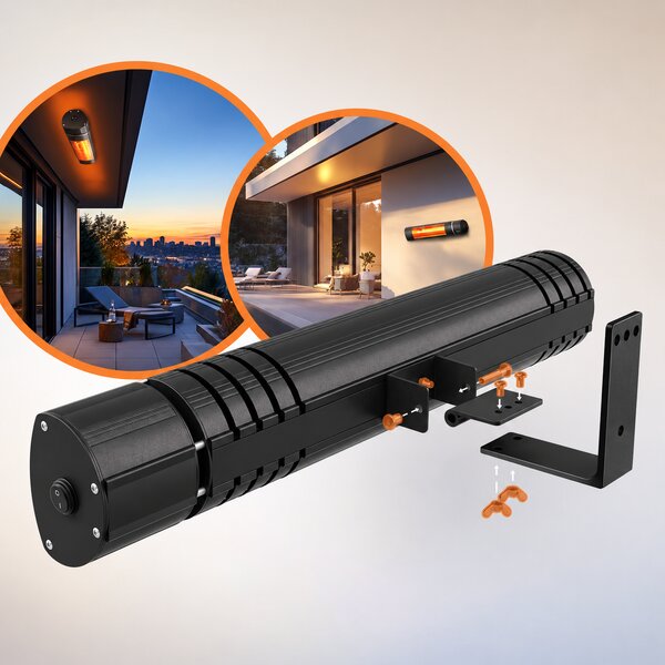 Deuba Radiator radiant 2000 W - negru