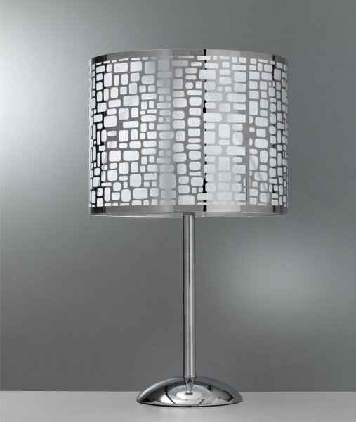 Lampă de masă ONLI BRUCE 1xE27/15W/230V 52 cm crom mat