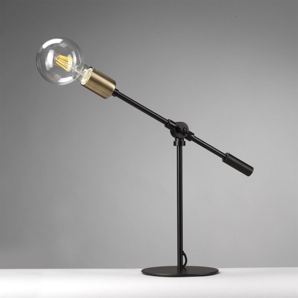 Lampă de masă ONLI ASTE 1xE27/15W/230V 45 cm negru/auriu