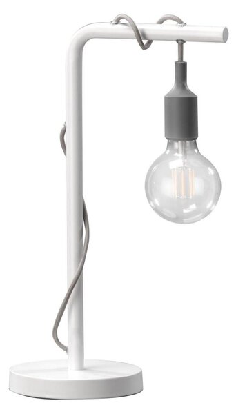 Lampă de masă ONLI WIRE 1xE27/15W/230V 48 cm gri/alb