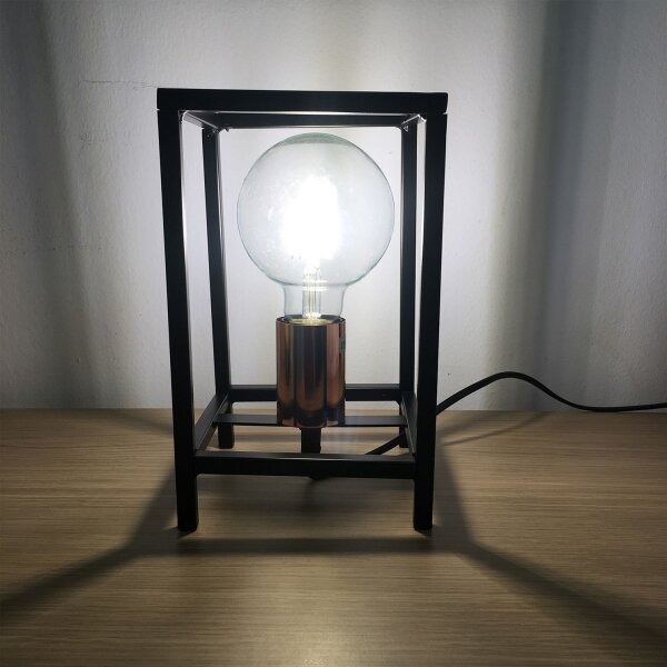 Lampă de masă ONLI FLOKI 1xE27/15W/230V 20 cm negru/cupru