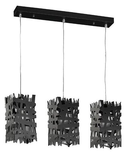 Lustră pe cablu ONLI FORESTA 3xE27/15W/230V negru