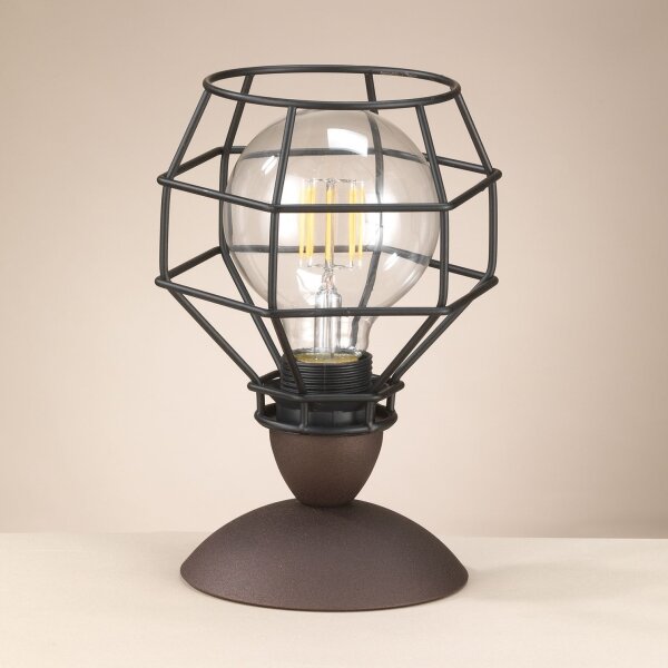 Lampă de masă ONLI SPIDER 1xE27/15W/230V 23 cm negru/maro