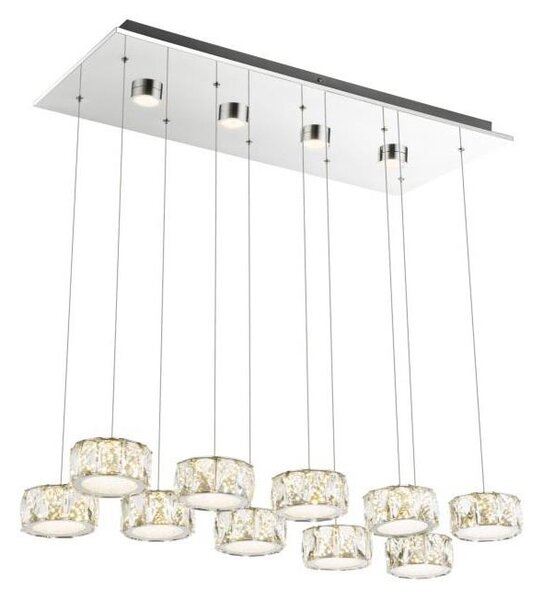 Lustră LED pe cablu Globo 49350-92H AMUR LED/92W/230V 4000K