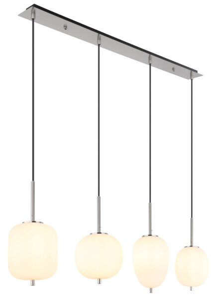 Lustră pe cablu Globo 15345-4NO BLACKY I 4xE14/40W/230V
