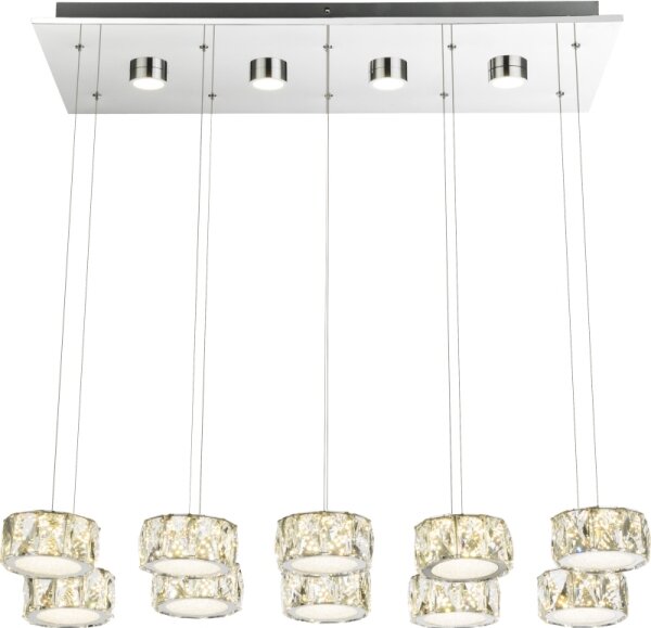 Lustră LED pe cablu Globo 49350-92H AMUR LED/92W/230V 4000K