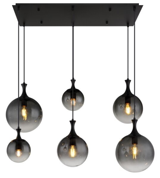 Lustră pe cablu Globo 15885-6H DALTON 6xE27/10W/230V