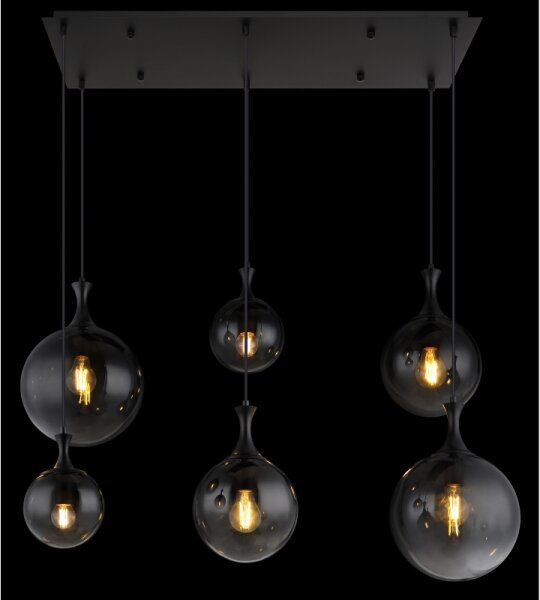 Lustră pe cablu Globo 15885-6H DALTON 6xE27/10W/230V