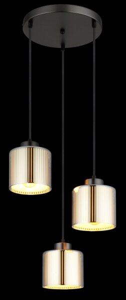 Lustră pe cablu Globo 16056-3HR FELICIA 3xE27/60W/230V d. 33