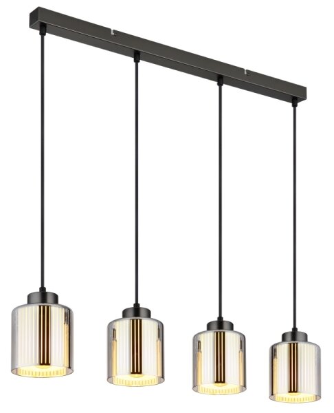 Lustră pe cablu Globo 16056-4H FELICIA 4xE27/60W/230V