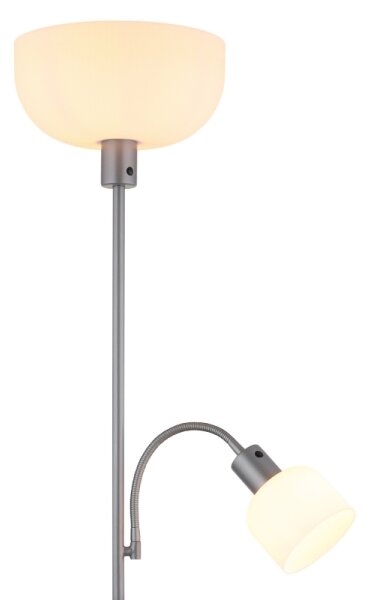 Globo 59947 - Lampă de podea HINTON, 1xE27/40W/230V + 1xE14/25W