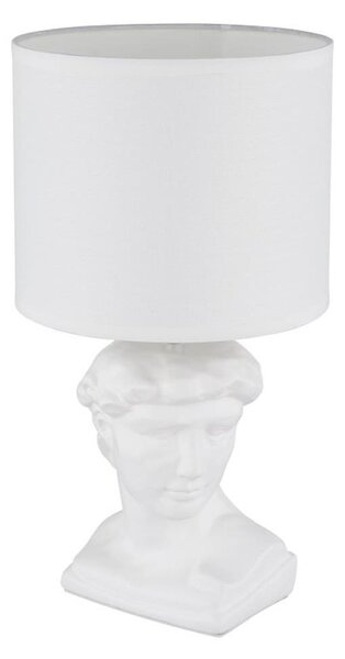 Lampă de masă Globo 21732W HERMES 1xE14/40W/230V alb