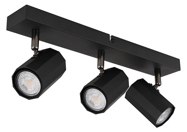 Spot Globo 57918-3B JAMES 3xGU10/25W/230V negru