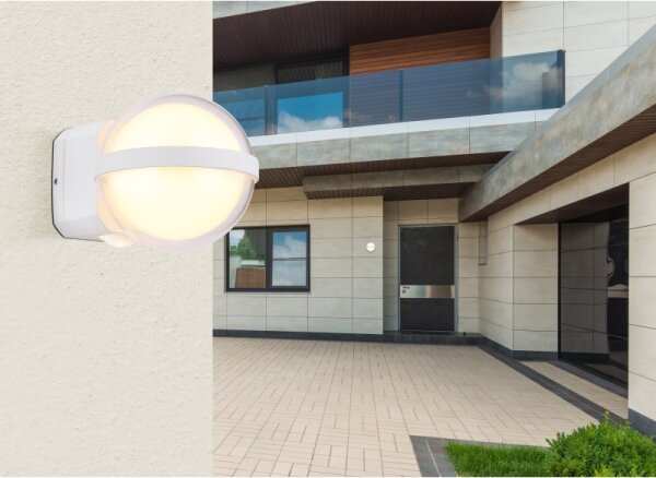Aplică LED de exterior Globo 34157W ILLI LED/12W/230V IP54 alb
