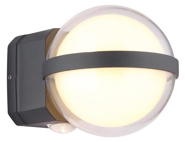 Aplică LED de exterior Globo 34157 ILLI LED/12W/230V IP54 negru