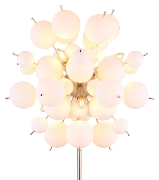 Lampadar Globo 15633SO UDO 6xE14/25W/230V alb