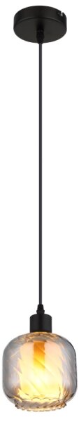 Lustră pe cablu Globo 15754H XIA 1xE27/25W/230V d. 14 cm