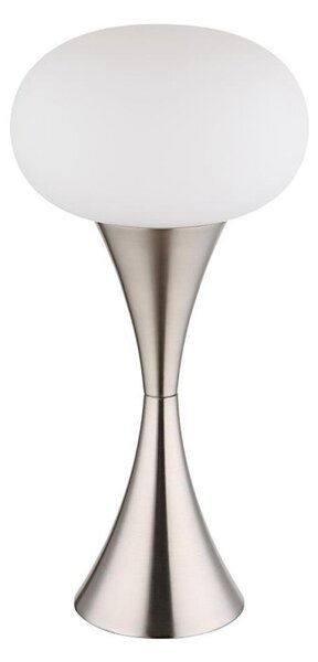 Lampă de masă Globo 21027N LULA 1xE14/25W/230V crom mat